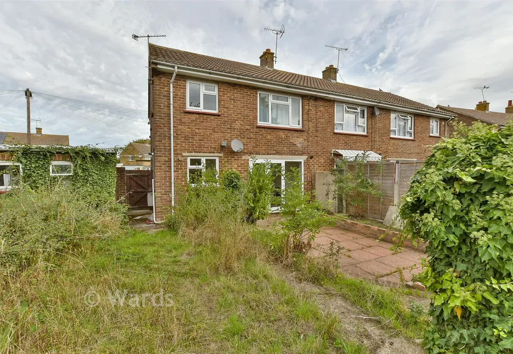 Rear Elevation - Kent Avenue, Sittingbourne, Kent - Wards of Kent