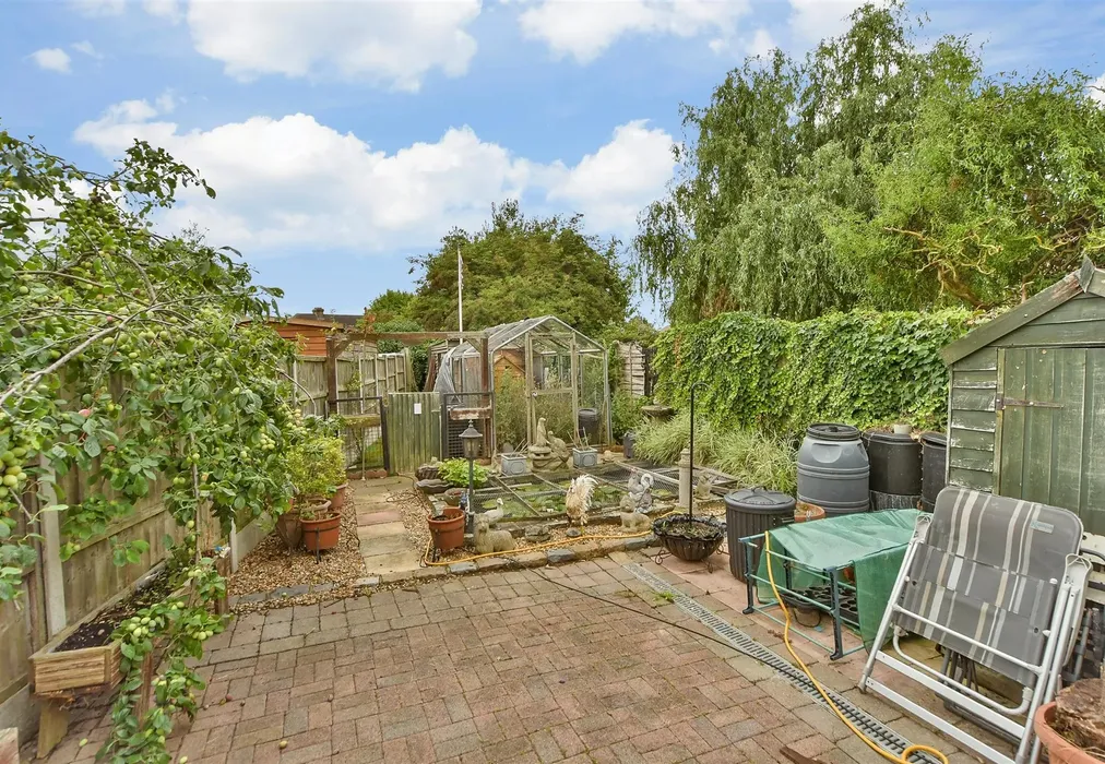 Rear Garden - Quinton Road, Sittingbourne, Kent - Wards of Kent