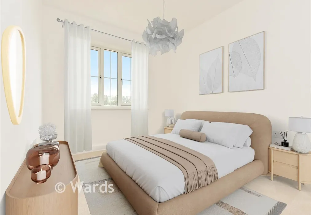 Bedroom 1 - Red House, Liberty View, Old Ashford Road, Lenham, Maidstone, Kent - Wards of Kent