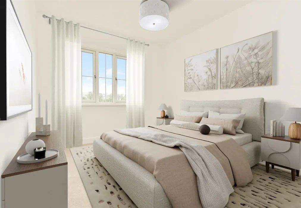 Bedroom 2 - Red House, Liberty View, Old Ashford Road, Lenham, Maidstone, Kent - Wards of Kent
