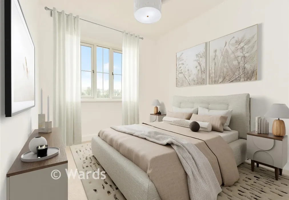 Bedroom 2 - Red House, Liberty View, Old Ashford Road, Lenham, Maidstone, Kent - Wards of Kent
