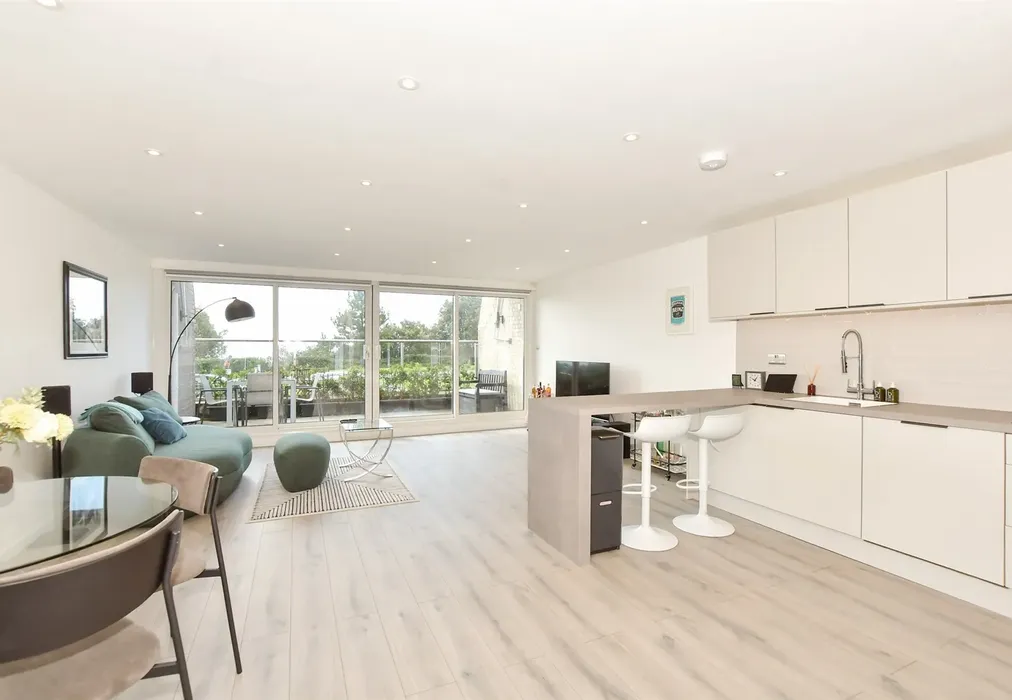 Lounge/ Kitchen - The Leas, Folkestone, Kent - Wards of Kent
