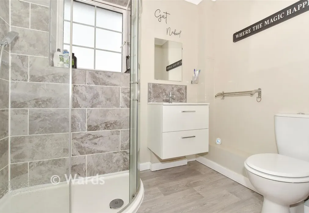 Shower Room - Chaucer Road, Elvington, Dover, Kent - Wards of Kent