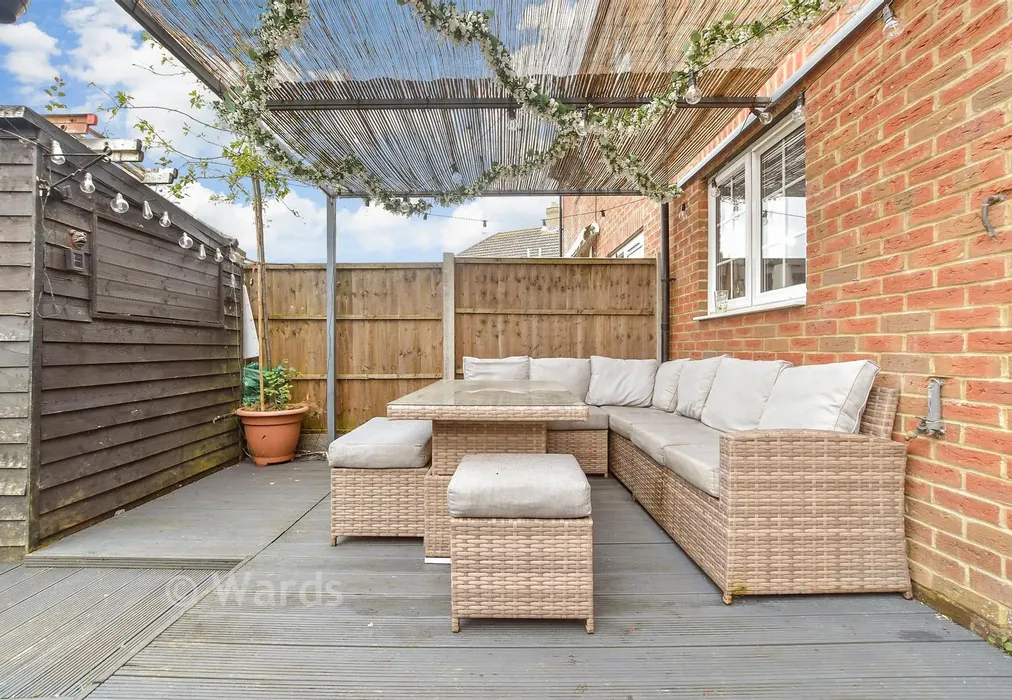 Patio / Decking - Chaucer Road, Elvington, Dover, Kent - Wards of Kent