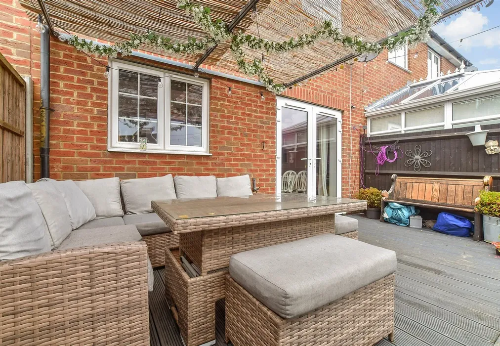 Patio / Decking - Chaucer Road, Elvington, Dover, Kent - Wards of Kent