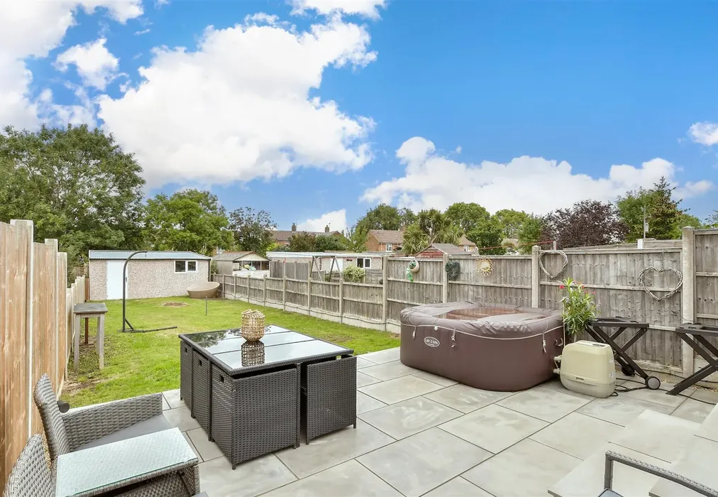 Rear Garden - Brenchley Road, Gillingham, Kent - Wards of Kent