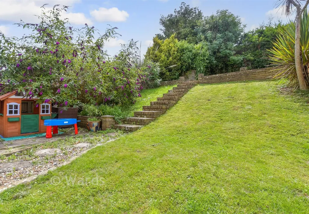 Rear Garden - Hawthorne Close, River, Dover, Kent - Wards of Kent