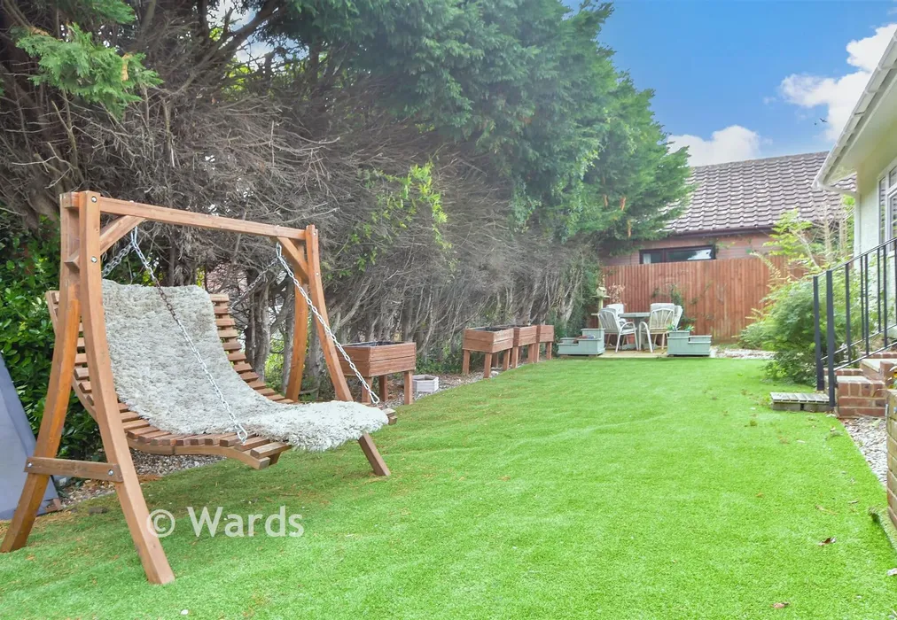 Rear Garden - Faversham Road, Seasalter, Whitstable, Kent - Wards of Kent