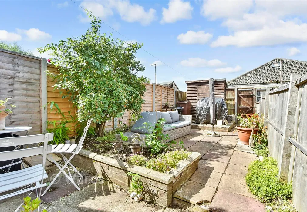 Rear Garden - Maple Street, Sheerness, Kent - Wards of Kent
