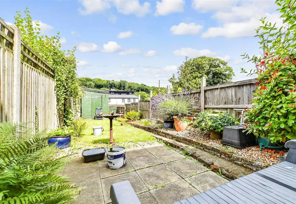 Rear Garden - Clarendon Street, Dover, Kent - Wards of Kent