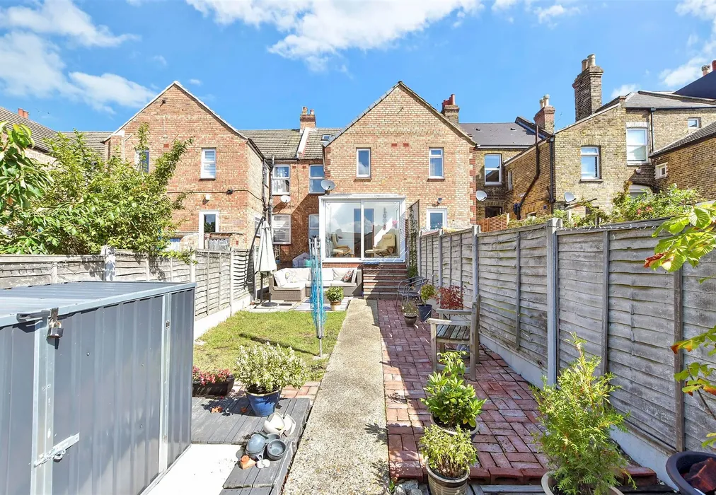 Rear Garden - Park Road, Ramsgate, Kent - Wards of Kent