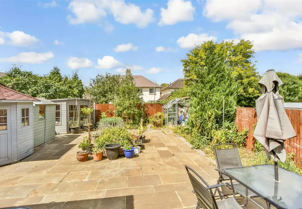 Rear Garden - Bloors Lane, Rainham, Gillingham, Kent - Wards of Kent