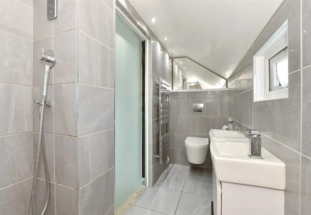 En-Suite Shower Room - Main Road, Brighstone, Isle of Wight - Wards of Kent