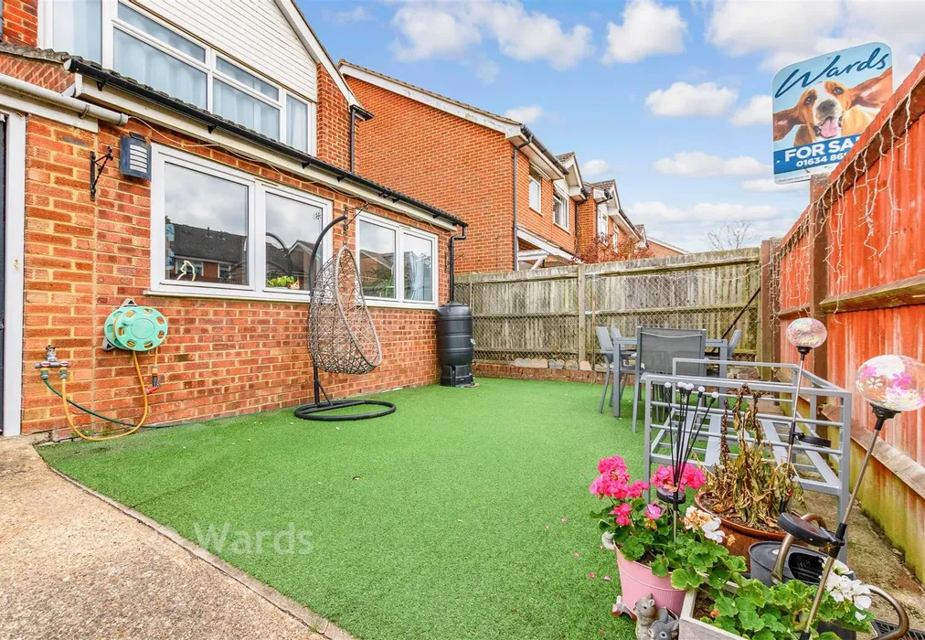 Rear Garden - Bleakwood Road, Chatham, Kent - Wards of Kent