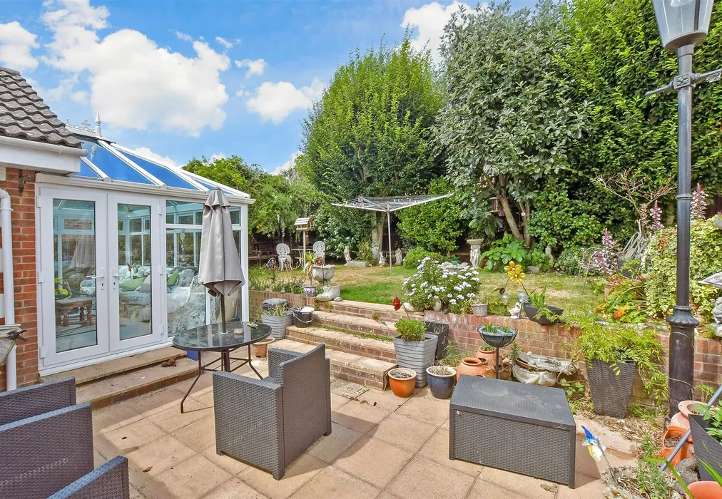 Rear Garden - Well Road, Bognor Regis, West Sussex - Wards of Kent