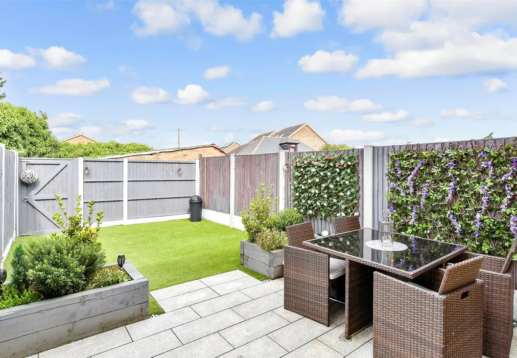 Rear Garden - Vincent Road, Sittingbourne, Kent - Wards of Kent