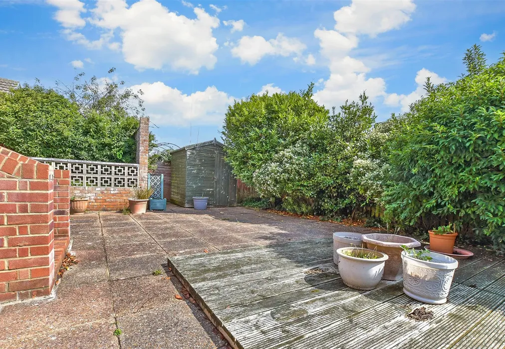 Rear Garden - Williamson Road, Lydd On Sea, Kent - Wards of Kent