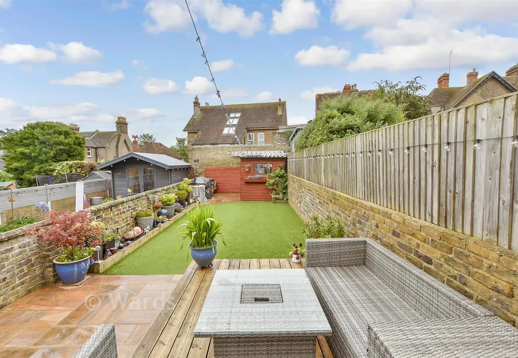Rear Garden - Percy Road, Ramsgate, Kent - Wards of Kent