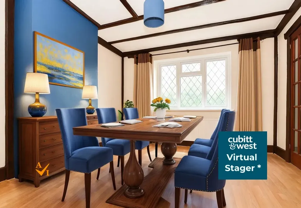 Dining Area/ Study (Contemporary style) - North Road, Three Bridges, Crawley, West Sussex - Wards of Kent