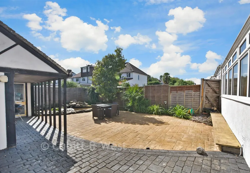 Rear Garden - North Road, Three Bridges, Crawley, West Sussex - Wards of Kent