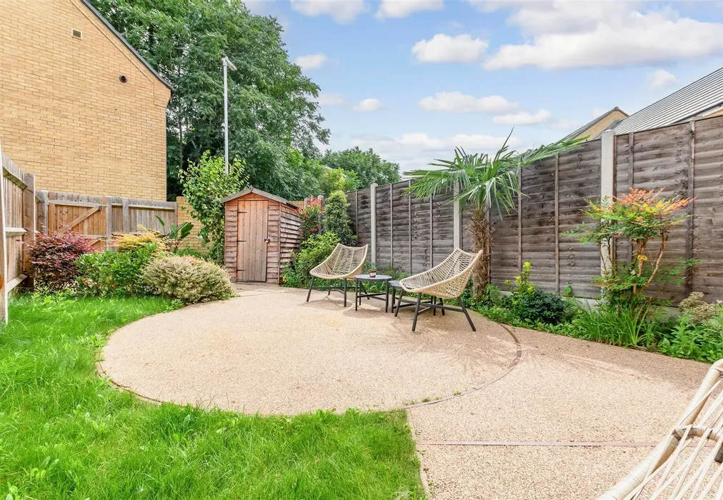 Rear Garden - Crete Hall Road, Northfleet, Gravesend, Kent - Wards of Kent