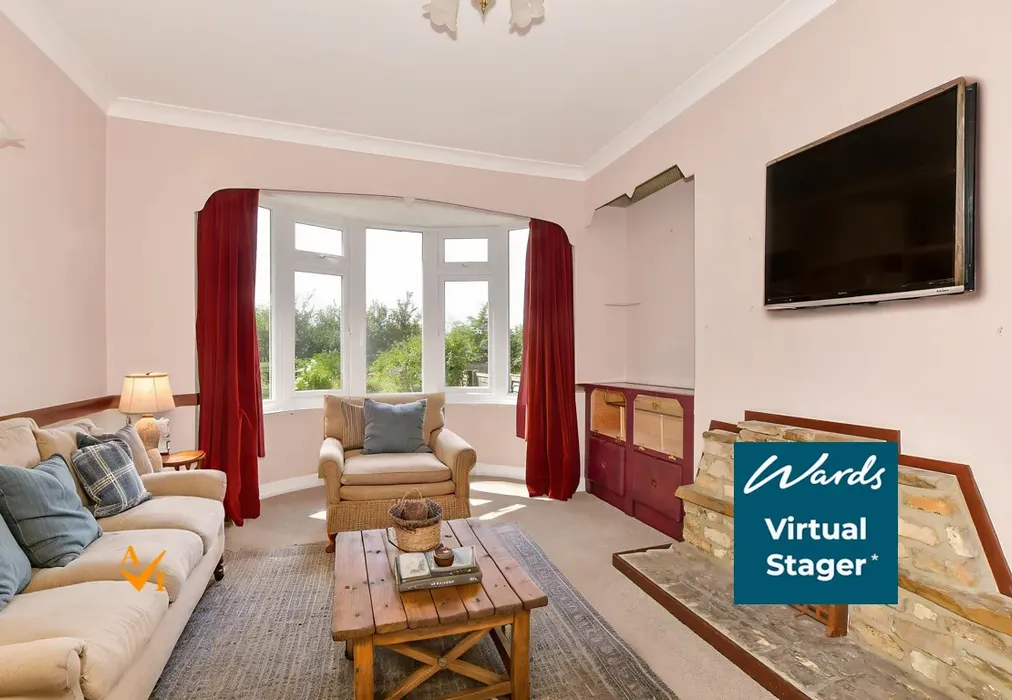 Lounge (Farmhouse style) - Shalloak Road, Broad Oak, Canterbury, Kent - Wards of Kent