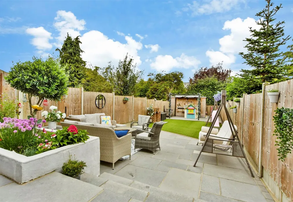 Rear Garden - Blenheim Avenue, Chatham, Kent - Wards of Kent