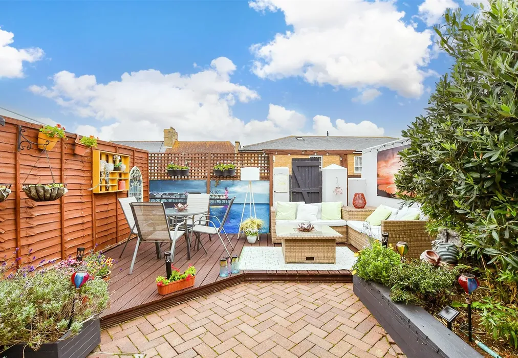 Rear Garden - Charles Street, Herne Bay, Kent - Wards of Kent