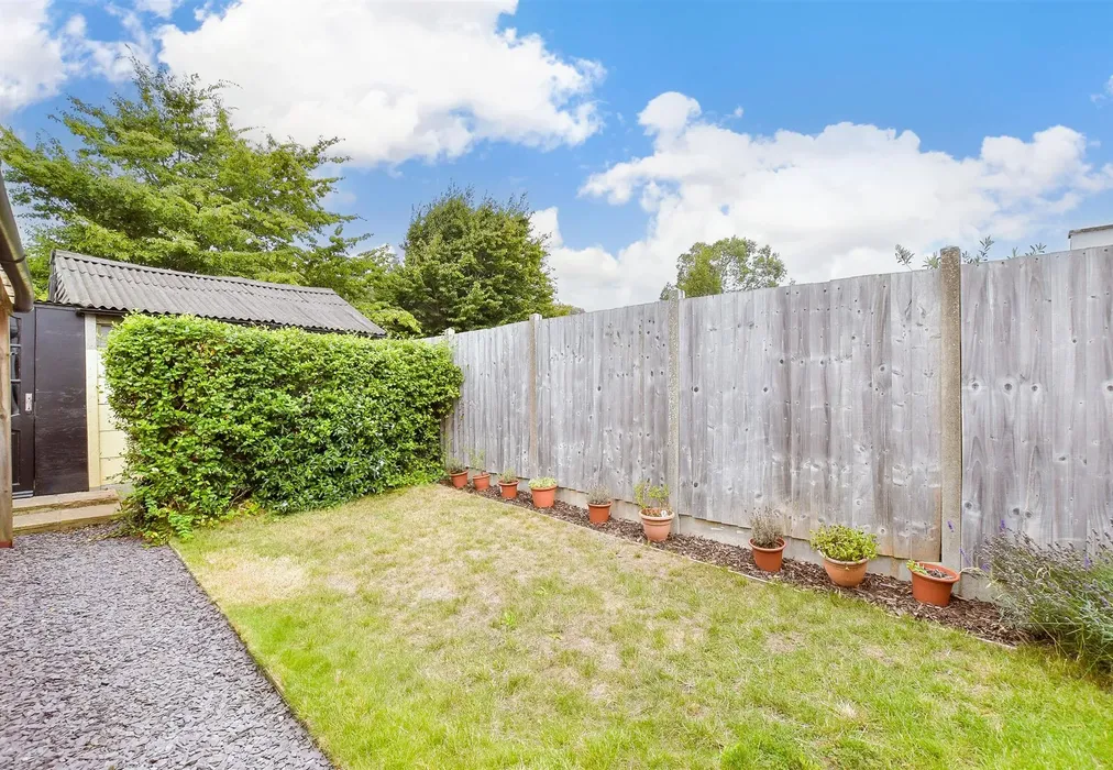 Rear Garden - Church Road, Rustington, West Sussex - Wards of Kent