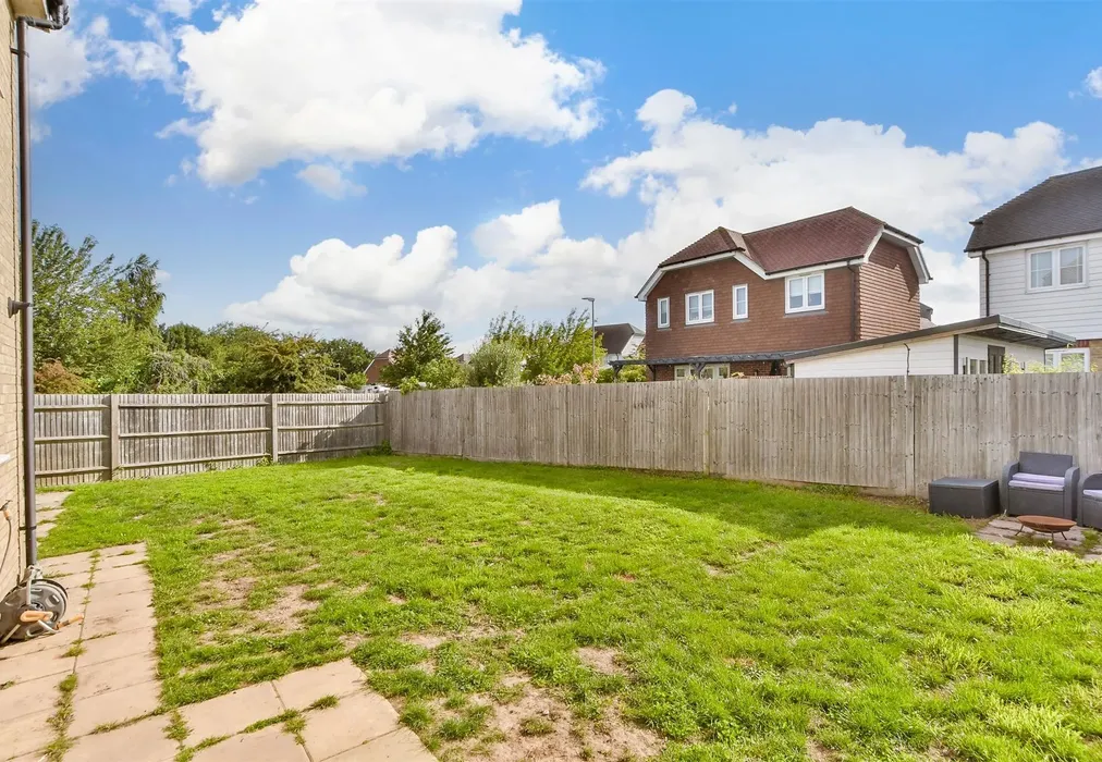 Rear Garden - Stede Avenue, Sittingbourne, Kent - Wards of Kent