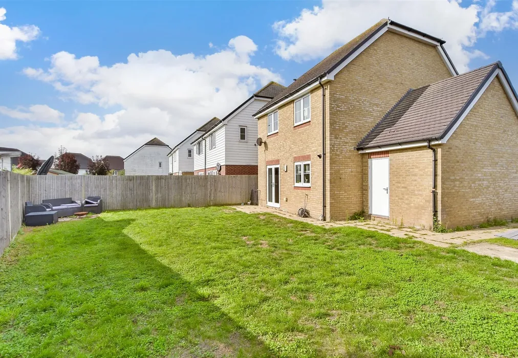 Rear Garden - Stede Avenue, Sittingbourne, Kent - Wards of Kent