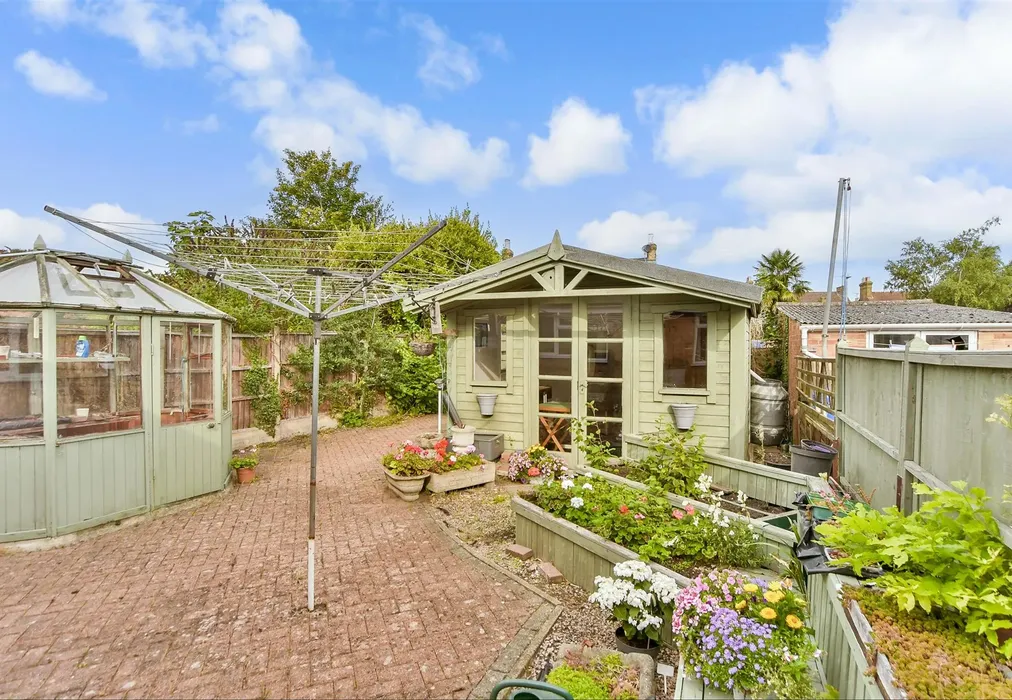 Rear Garden - Roonagh Court, Sittingbourne, Kent - Wards of Kent
