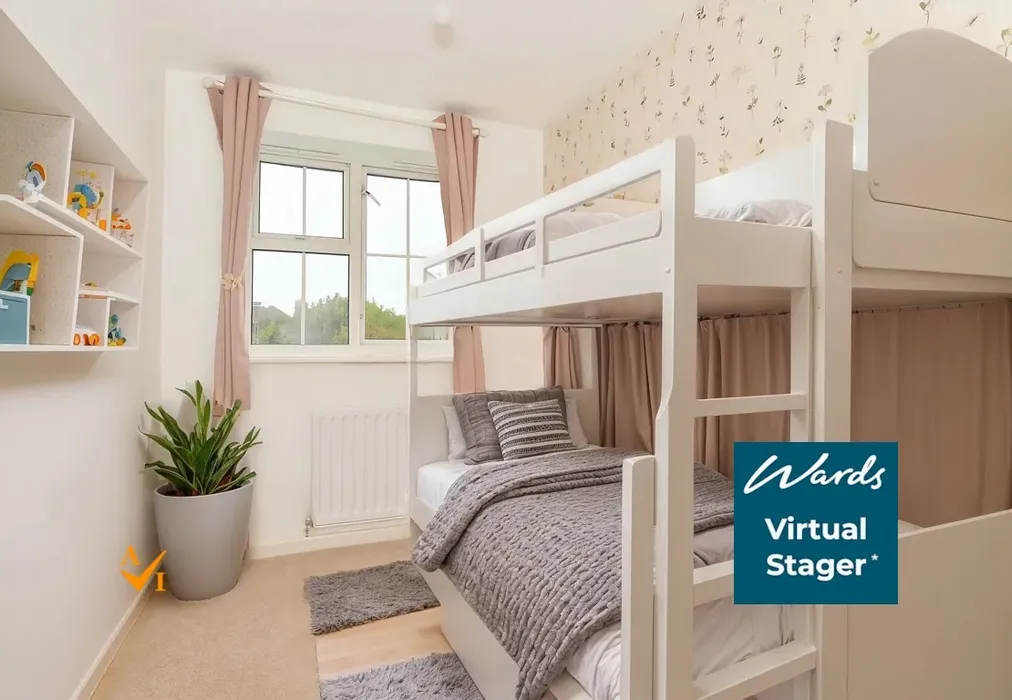 Bedroom 2 (Modern style) - Heron Forstal Avenue, Hawkinge, Folkestone, Kent - Wards of Kent