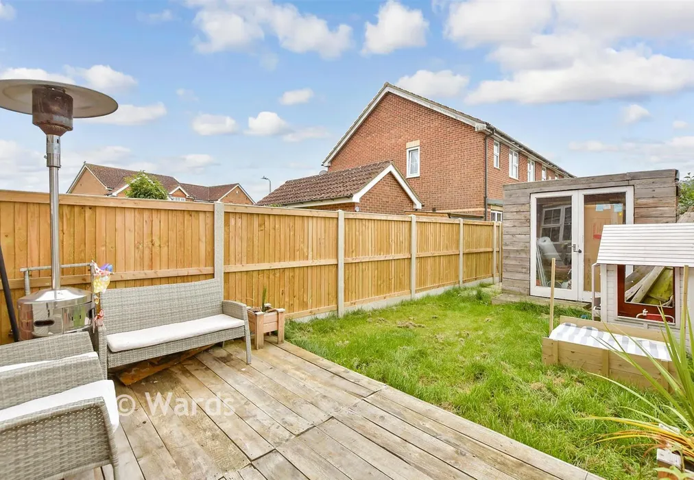 Patio / Decking - Heron Forstal Avenue, Hawkinge, Folkestone, Kent - Wards of Kent