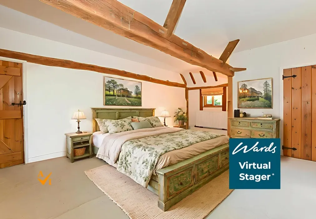 Bedroom 2 (Farmhouse style) - Lower Road, Sutton Valence, Maidstone, Kent - Wards of Kent