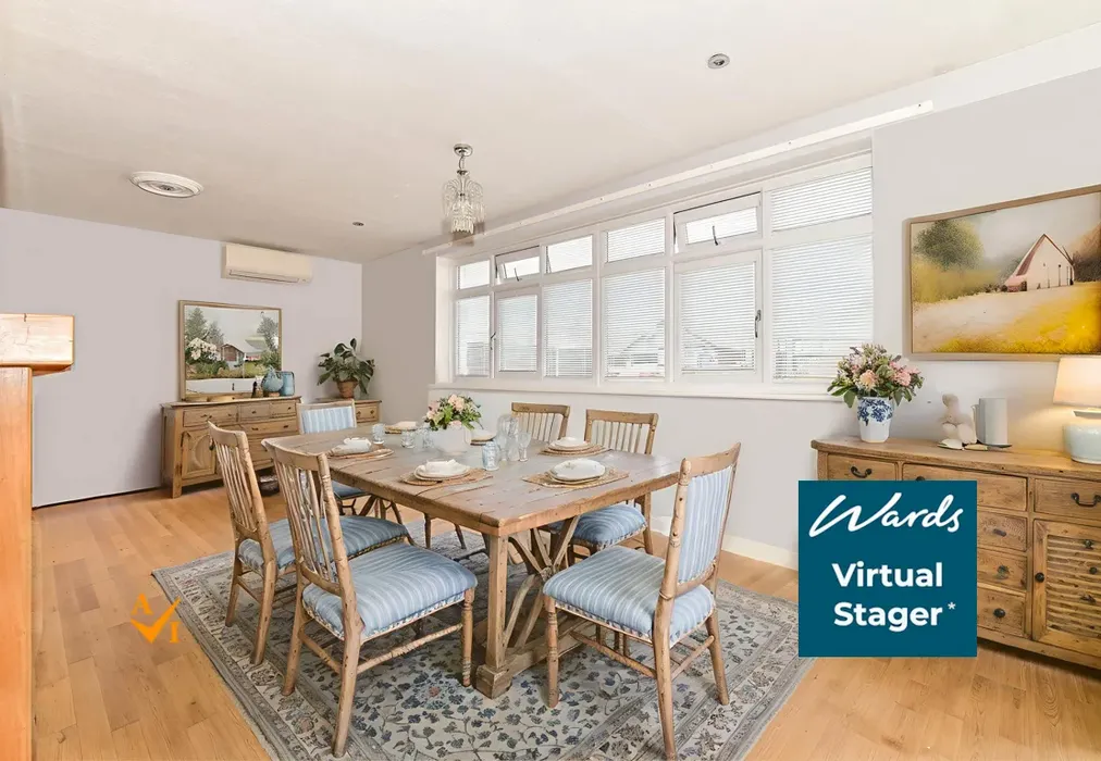 Dining Room (Farmhouse style) - Woodland Way, Dymchurch, Romney Marsh, Kent - Wards of Kent