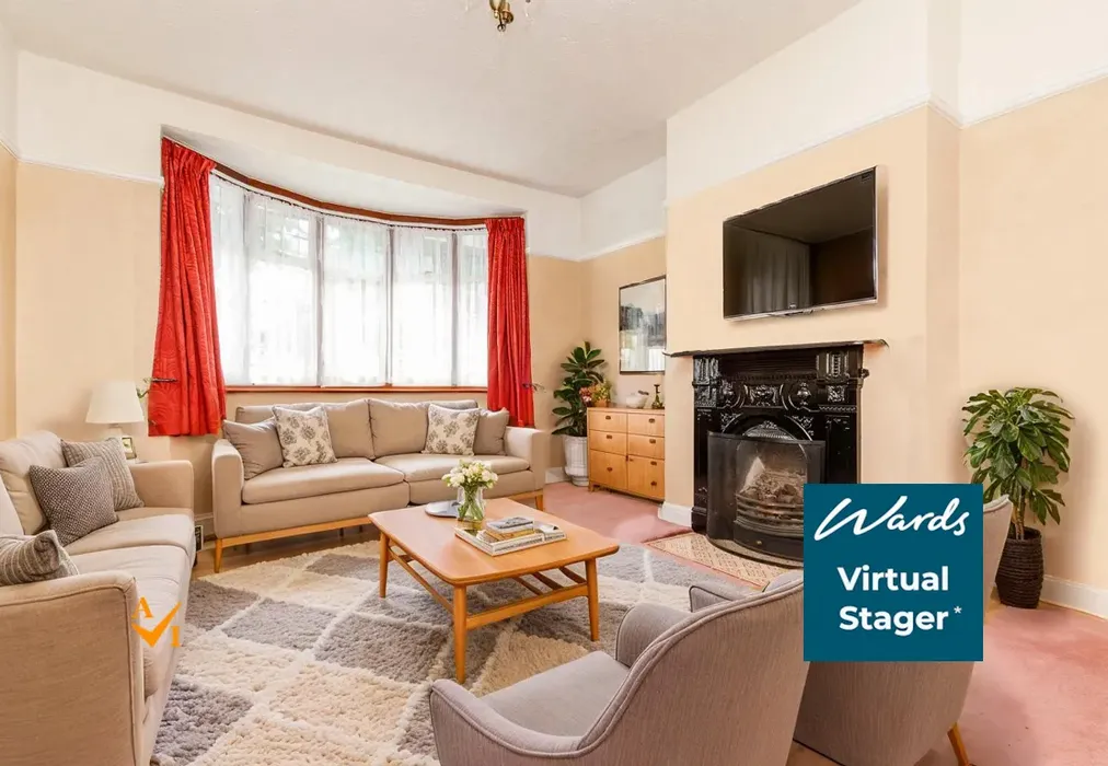 Lounge (Contemporary style) - Kynaston Road, Orpington, Kent - Wards of Kent