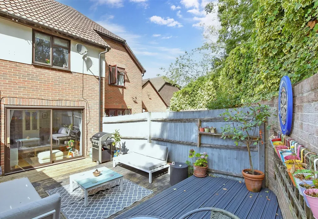 Rear Garden - Alexandra Glen, Walderslade, Chatham, Kent - Wards of Kent