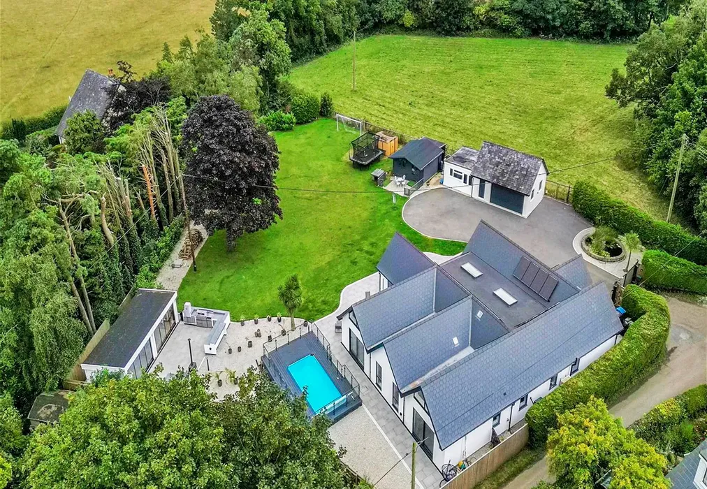Aerial View - Ewell Minnis, Dover, Kent - Wards of Kent
