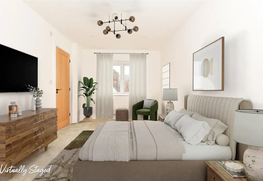 Bedroom Staged - Wilkes Field, Stone Street, Cranbrook, Kent - Wards of Kent