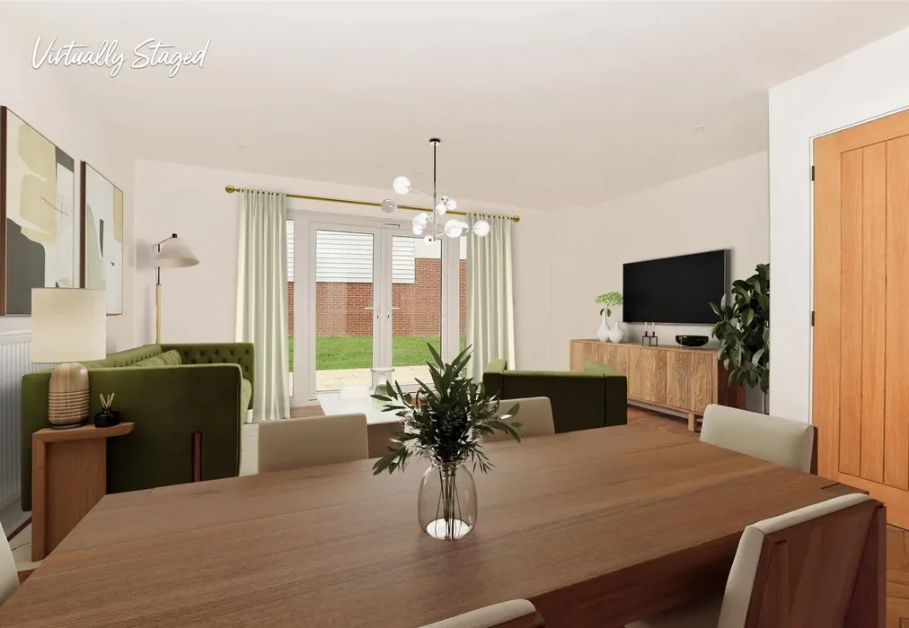 Lounge/Diner Staged - Wilkes Field, Stone Street, Cranbrook, Kent - Wards of Kent