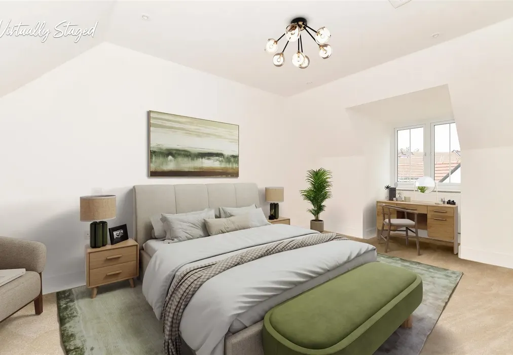 Bedroom Staged - Wilkes Field, Stone Street, Cranbrook, Kent - Wards of Kent