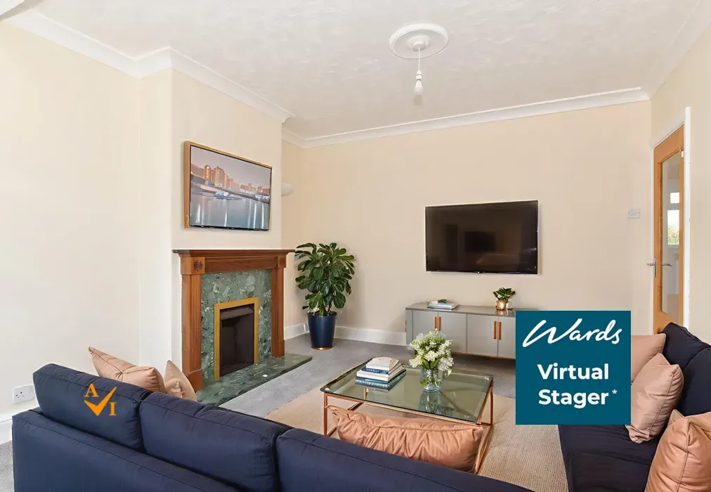 Lounge (Modern style) - Blenheim Avenue, Chatham, Kent - Wards of Kent