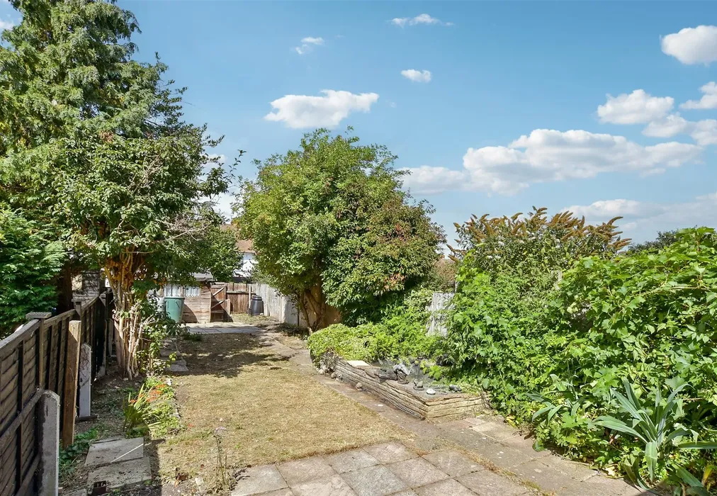 Rear Garden - Blenheim Avenue, Chatham, Kent - Wards of Kent