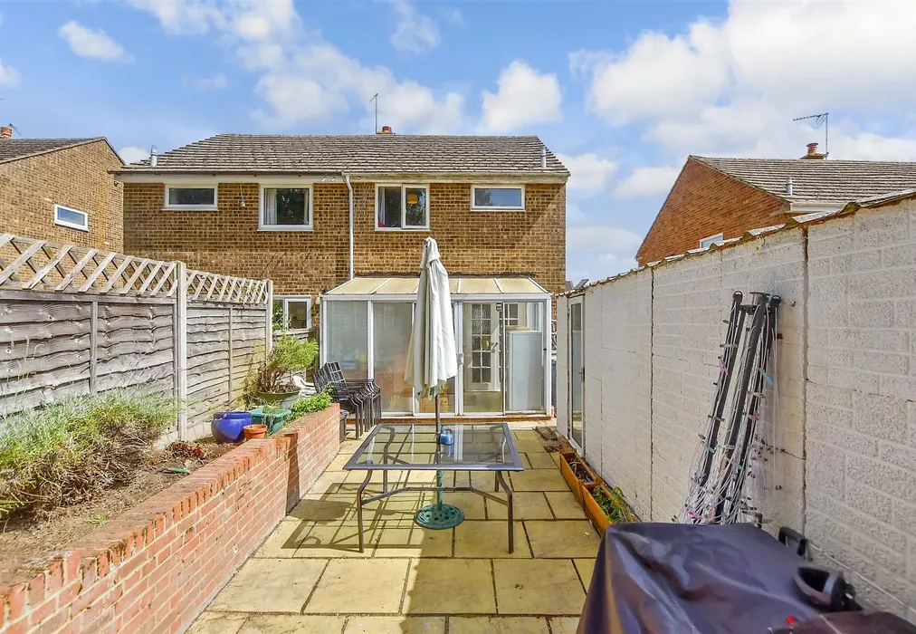 Rear Elevation - Chipstead Close, Allington, Maidstone, Kent - Wards of Kent