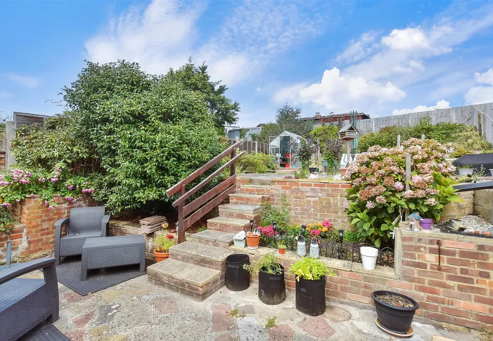 Rear Garden - Cedar Road, Sturry, Canterbury, Kent - Wards of Kent