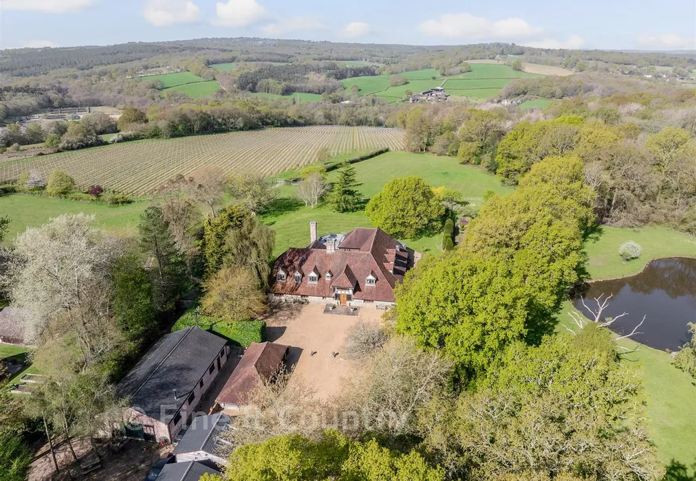 Aerial View - Danegate, Eridge Green, Tunbridge Wells, East Sussex - Wards of Kent