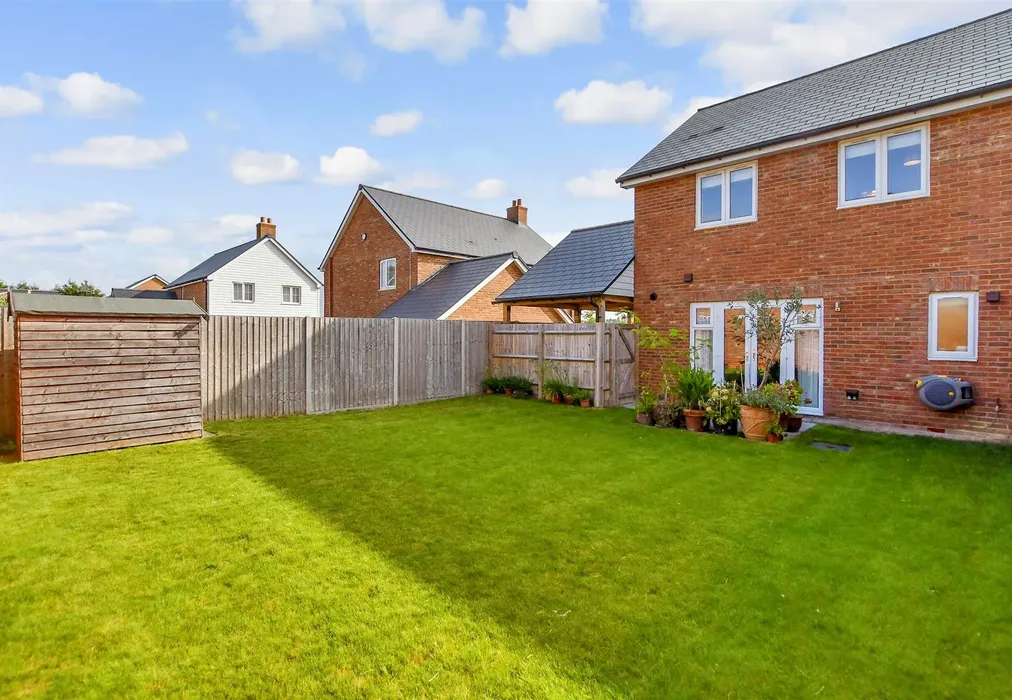 Rear Garden - Gransden Road, East Malling, West Malling, Kent - Wards of Kent