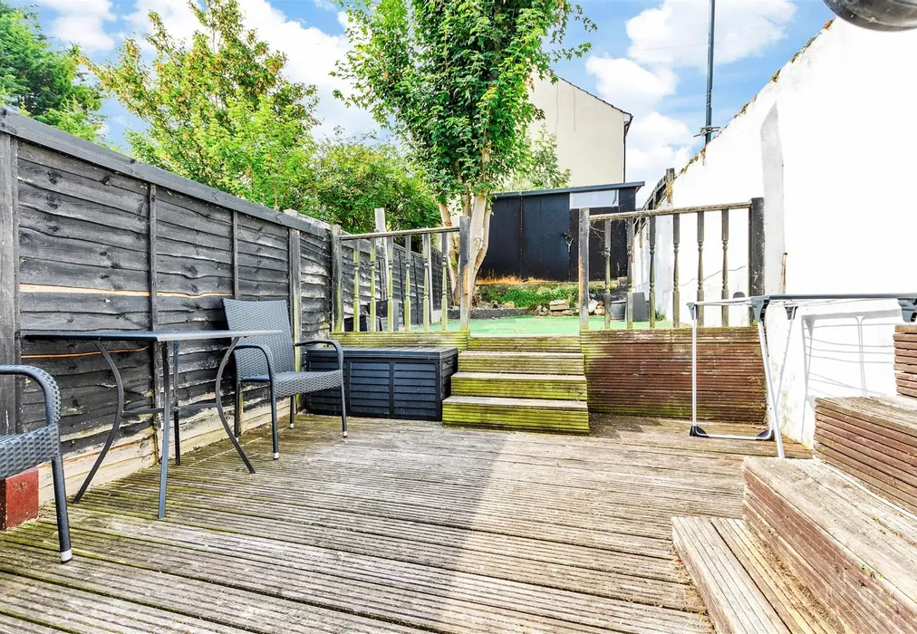 Rear Garden - Melbourne Road, Chatham, Kent - Wards of Kent