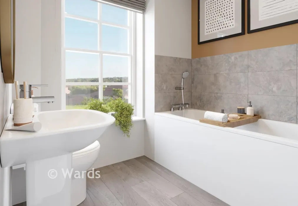 Bathroom - Richmond Park, Whitfield, Dover, Kent - Wards of Kent